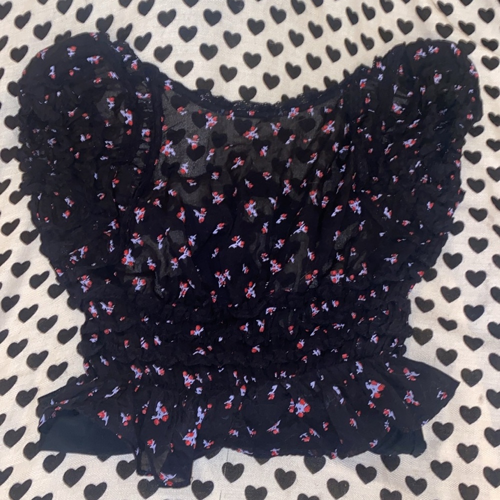 Free People Juliet Printed Bodysuit - Picture 4 of 5